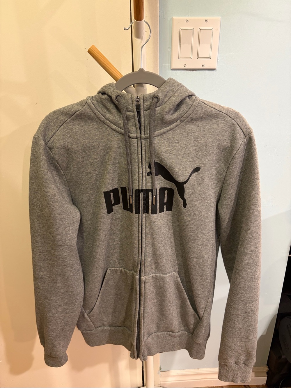 Puma Zip-Up Hoodie (Grey)